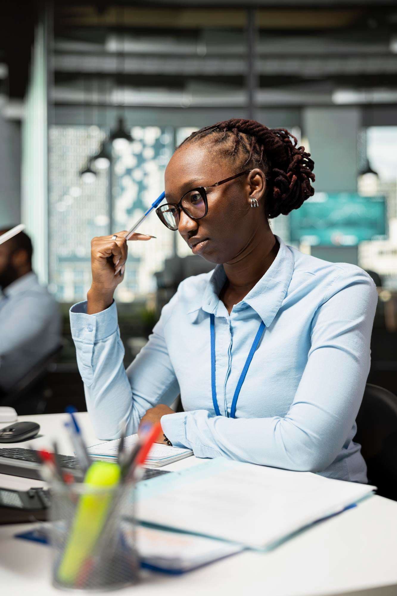 Experte comptable au travail